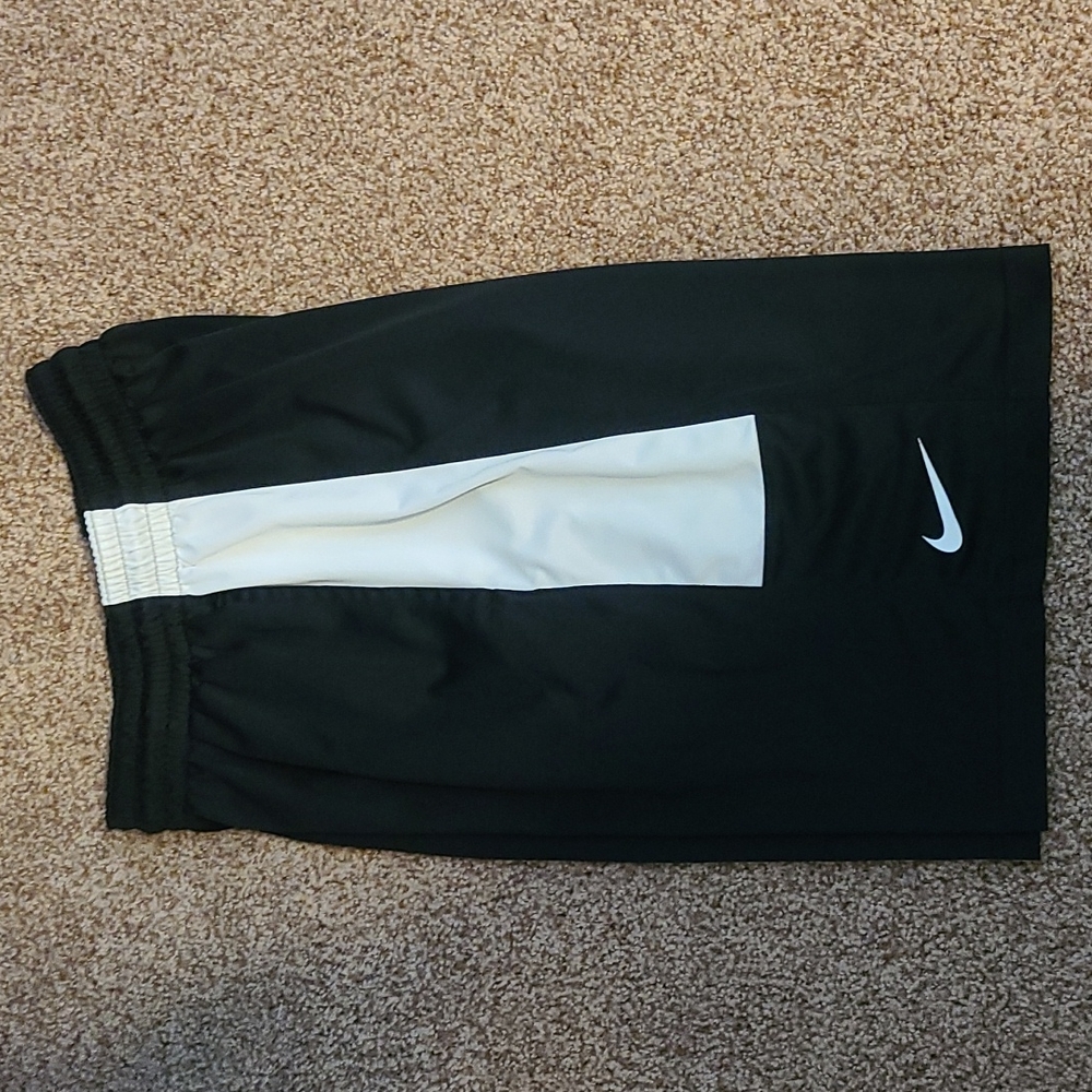 Nike Dri Fit Shorts Small Black and White